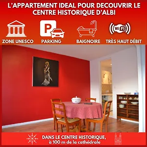  Apartment L'enfant De Boheme D'albi - Centre Unesco - 200m Cathedrale - Parking - Animaux Acceptes